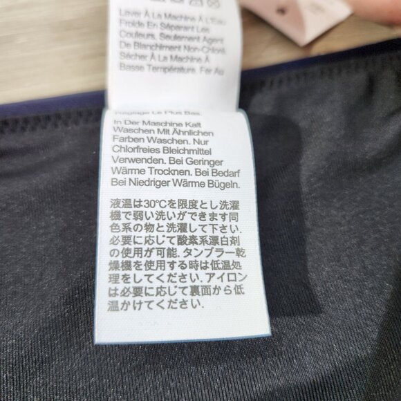 J. Crew Blue Ribbed High Rise Swim Bottom Style BE808 New With Tags Womens XXL - Picture 13 of 16